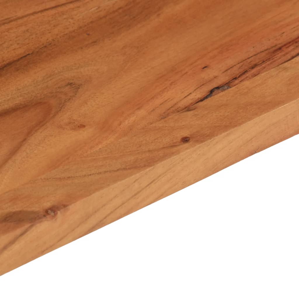 Bordplate 80x40x2,5 cm rektangulær heltre akasie