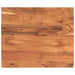 Bordplate 60x50x2,5 cm rektangulær heltre akasie