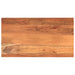 Bordplate 120x60x2,5 cm rektangulær heltre akasie
