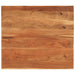Bordplate 90x80x2,5 cm rektangulær heltre akasie