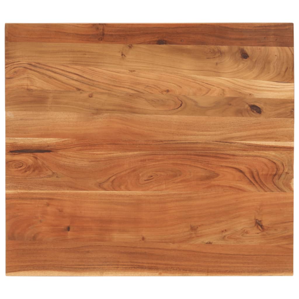 Bordplate 90x80x2,5 cm rektangulær heltre akasie