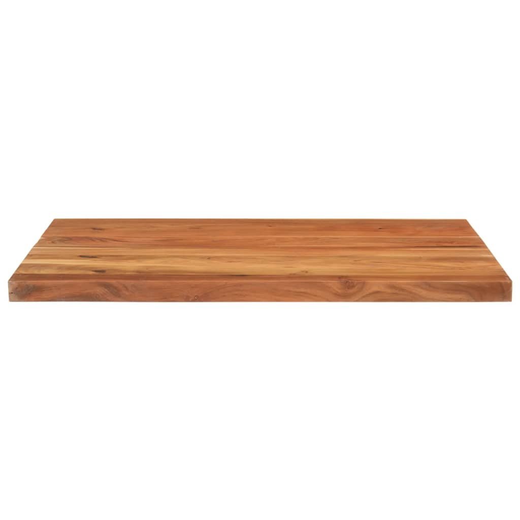 Bordplate 90x80x2,5 cm rektangulær heltre akasie