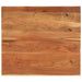 Bordplate 100x80x2,5 cm rektangulær heltre akasie