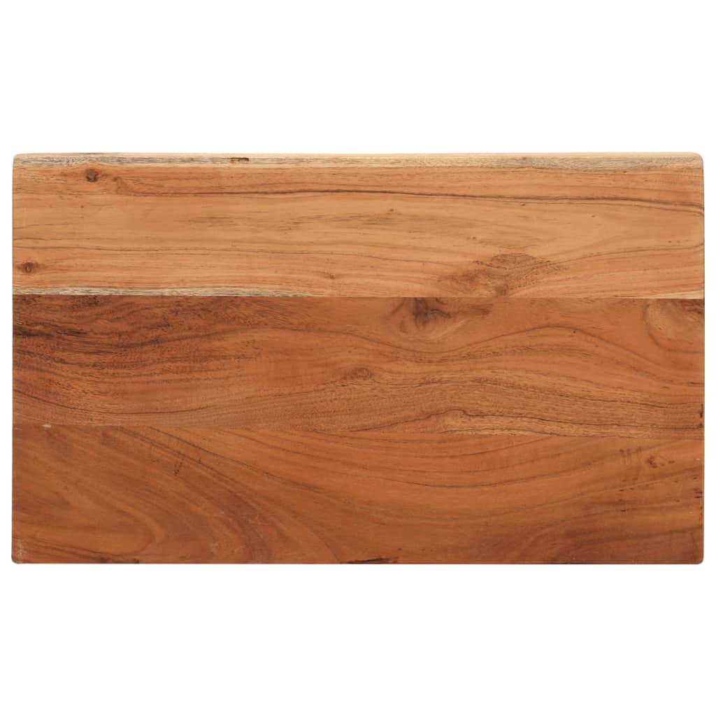 Bordplate 40x20x3,8 cm rektangulær heltre akasie
