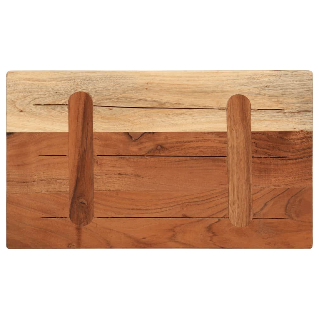 Bordplate 40x20x3,8 cm rektangulær heltre akasie