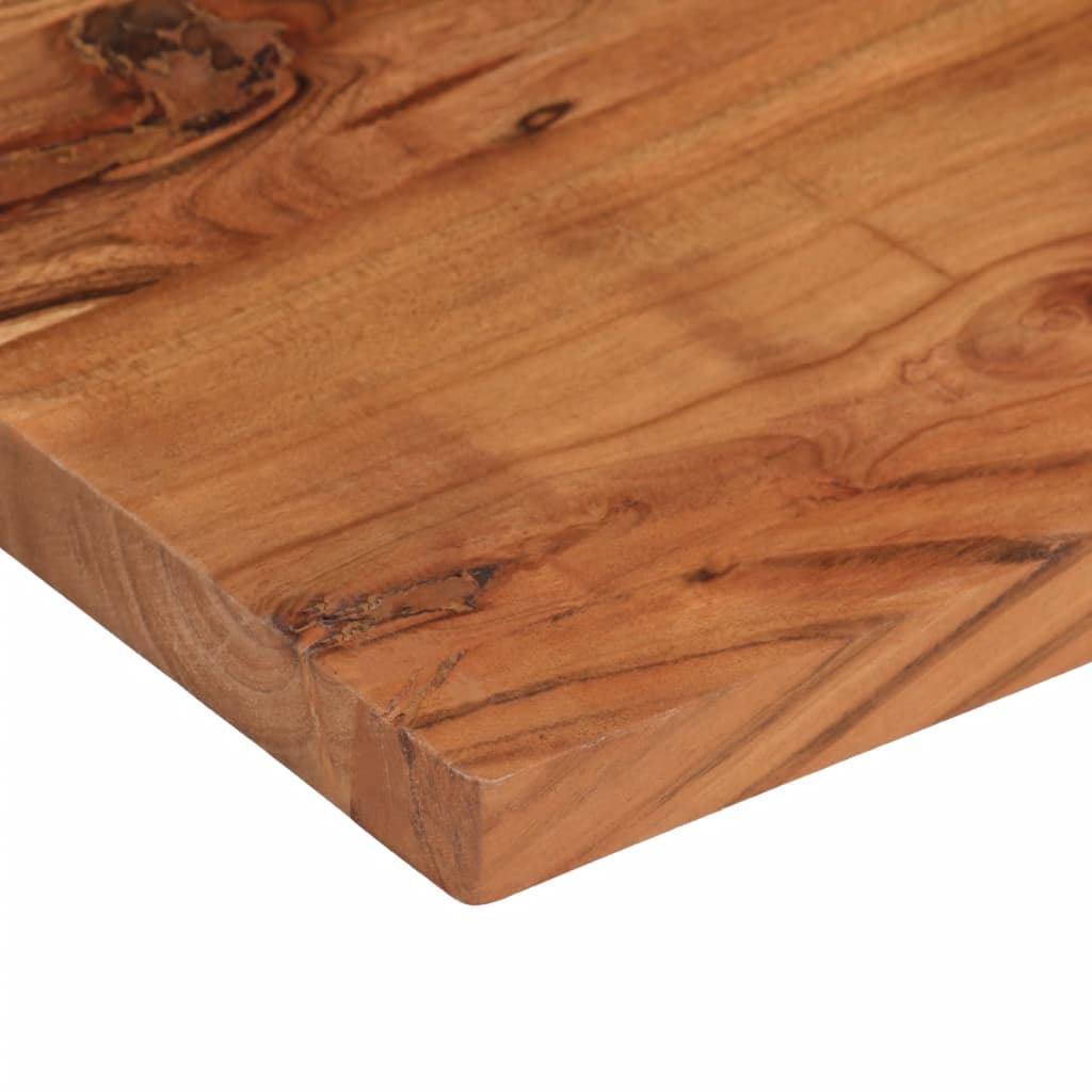 Bordplate 80x20x3,8 cm rektangulær heltre akasie