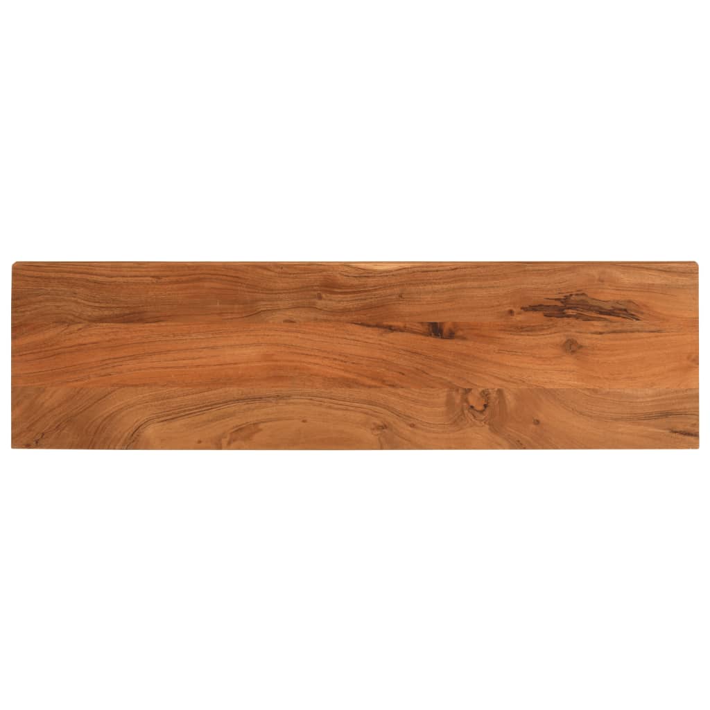 Bordplate 110x20x3,8 cm rektangulær heltre akasie