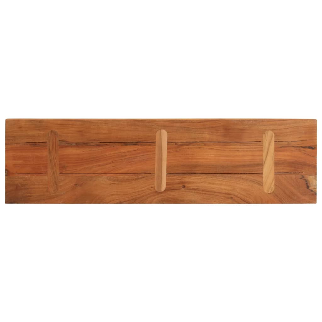 Bordplate 110x20x3,8 cm rektangulær heltre akasie