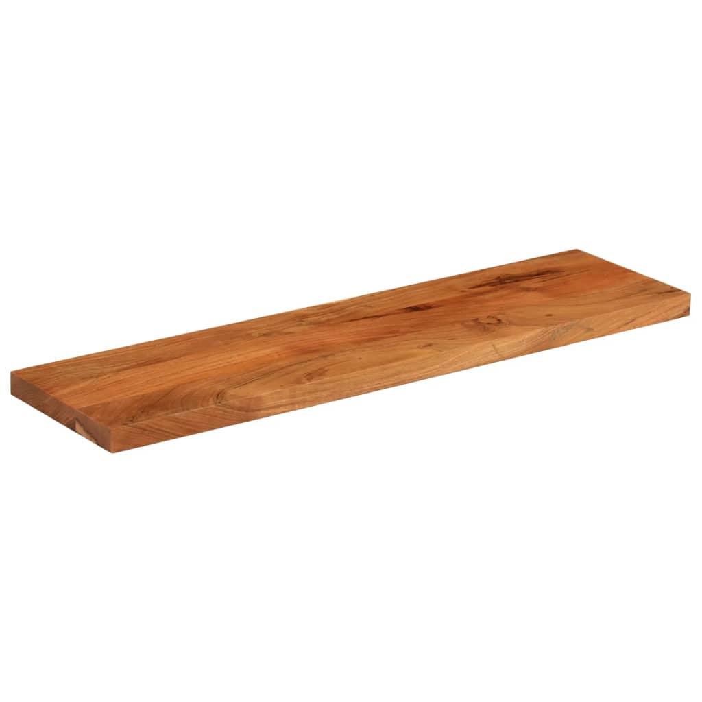 Bordplate 120x20x3,8 cm rektangulær heltre akasie