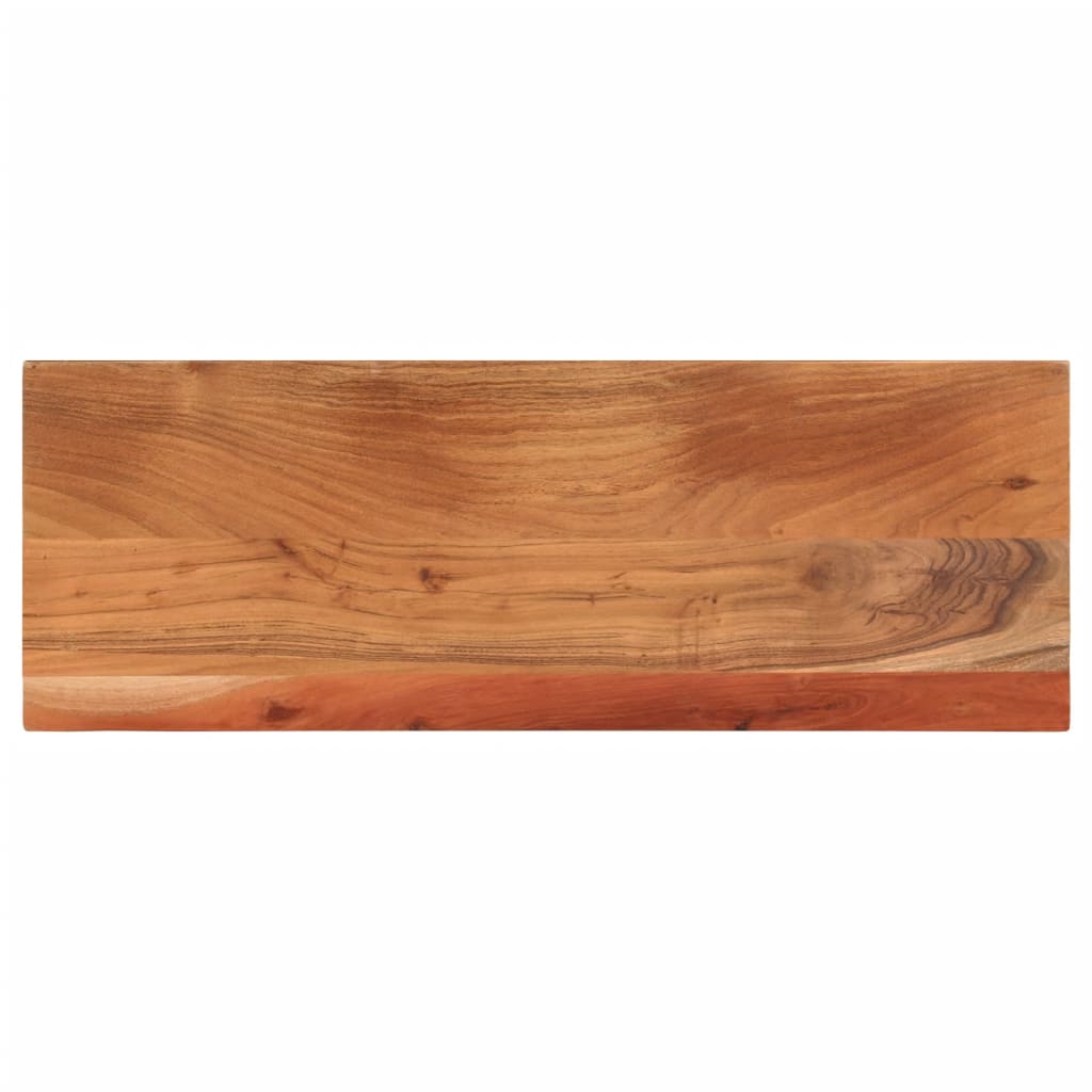 Bordplate 70x30x3,8 cm rektangulær heltre akasie