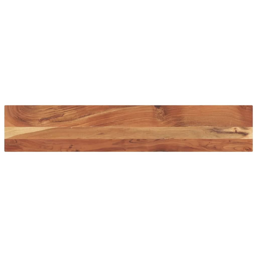 Bordplate 160x30x3,8 cm rektangulær heltre akasie