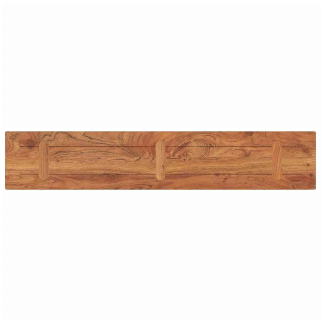 Bordplate 160x30x3,8 cm rektangulær heltre akasie
