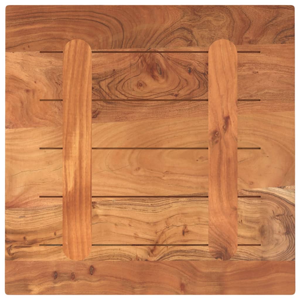Bordplate 60x60x3,8 cm firkantet heltre akasie vidaXL
