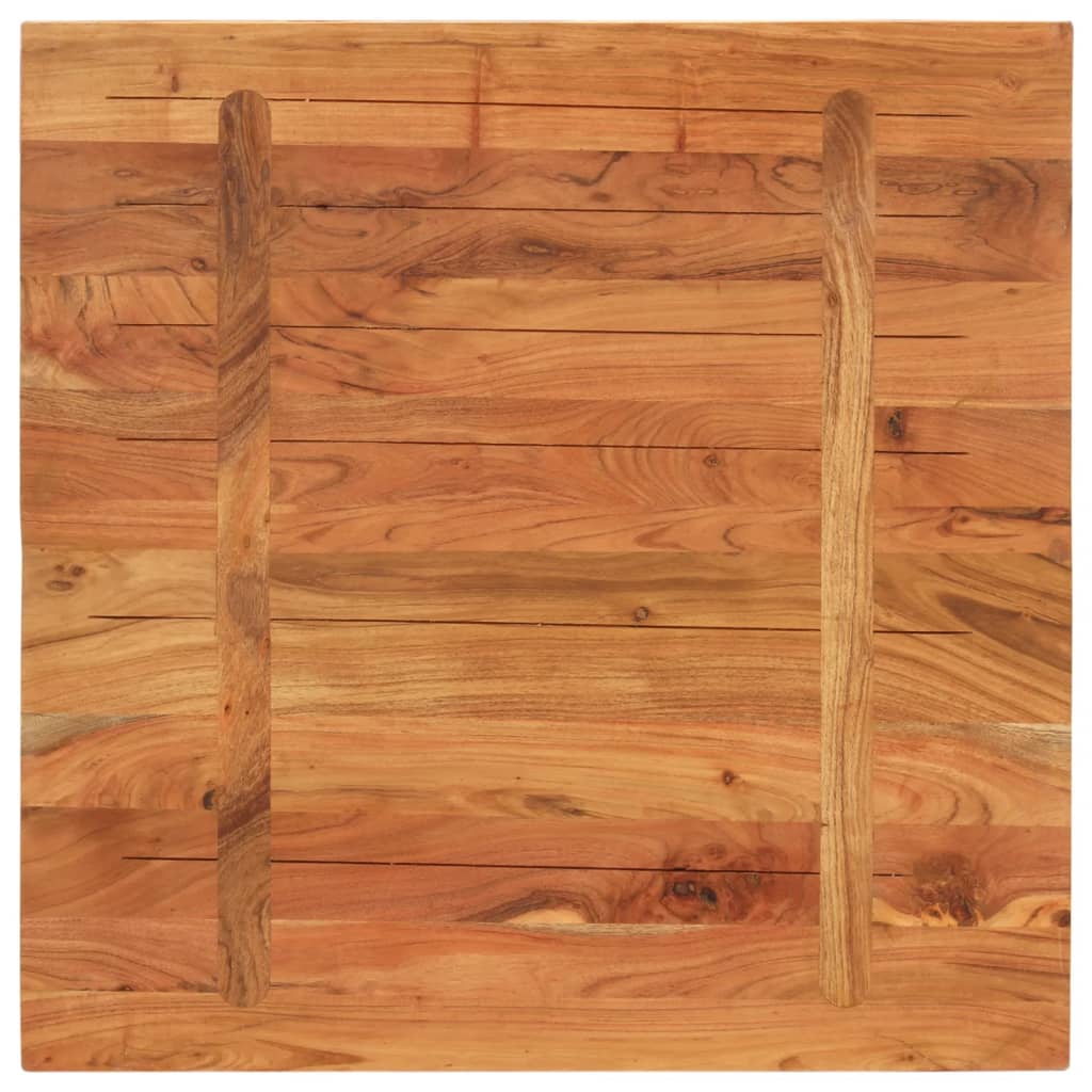 Bordplate 70x70x3,8 cm firkantet heltre bøketre vidaXL