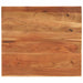 Bordplate 90x80x3,8 cm rektangulær heltre akasie