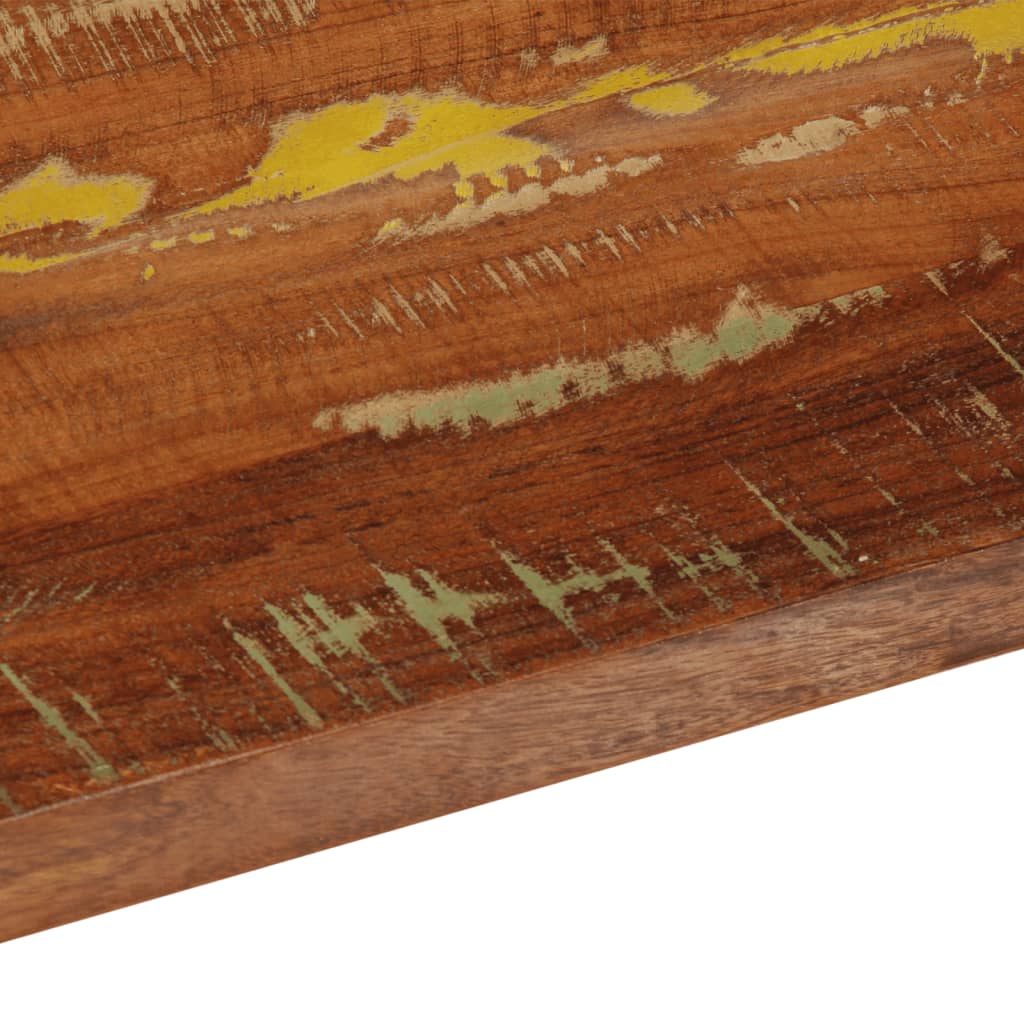 Bordplate 120x30x2,5 cm rektangulær gjenvunnet heltre vidaXL