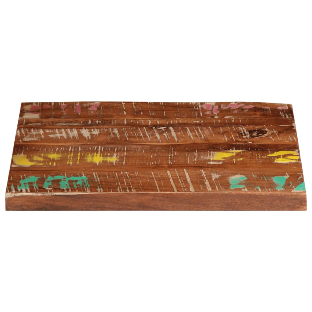 Bordplate 40x40x2,5 cm firkantet gjenvunnet heltre