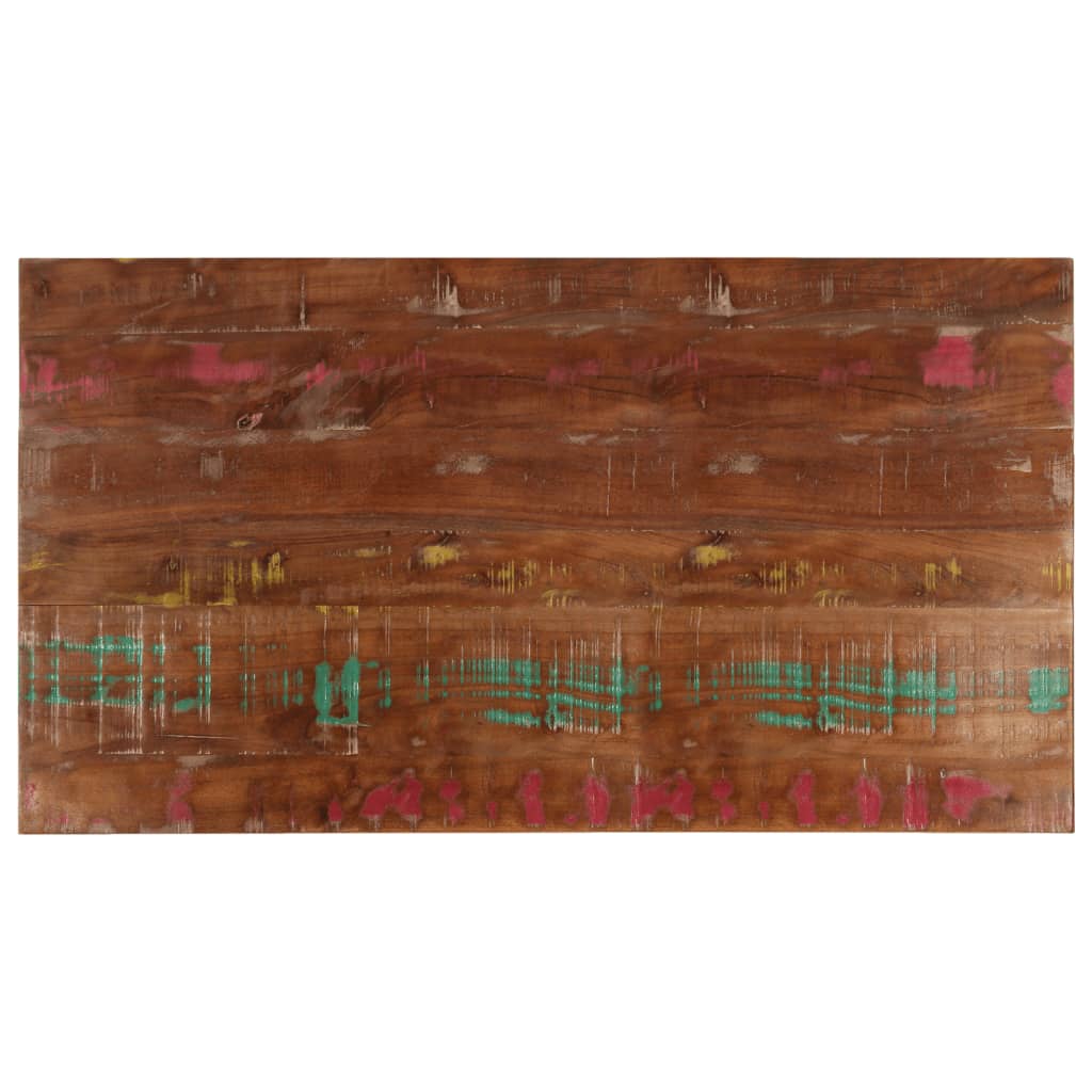 Bordplate 120x50x2,5 cm rektangulær gjenvunnet heltre vidaXL