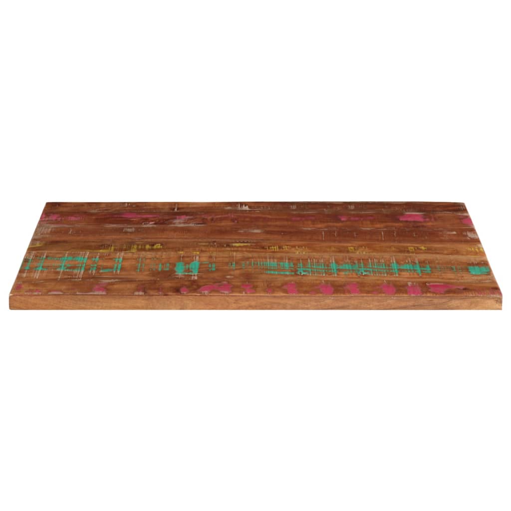 Bordplate 120x50x2,5 cm rektangulær gjenvunnet heltre vidaXL