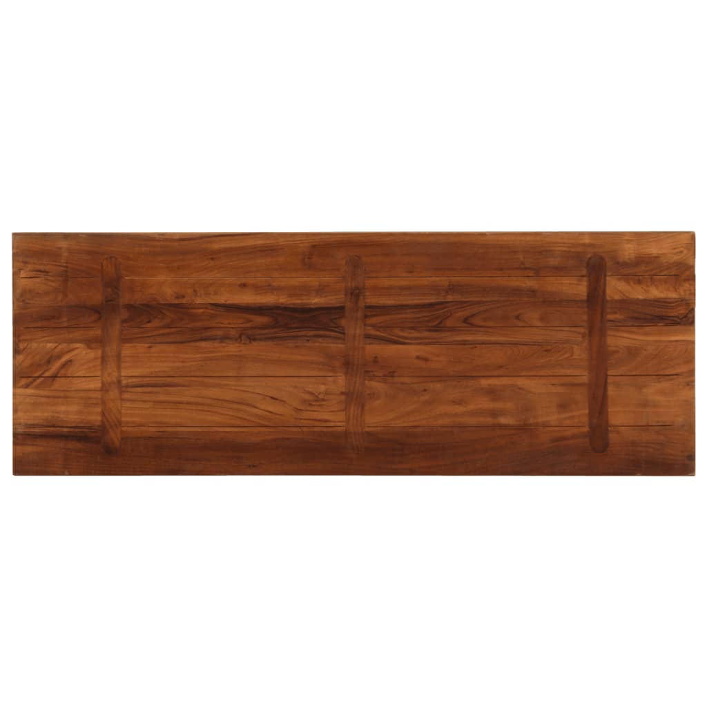 Bordplate 160x50x2,5 cm rektangulær gjenvunnet heltre