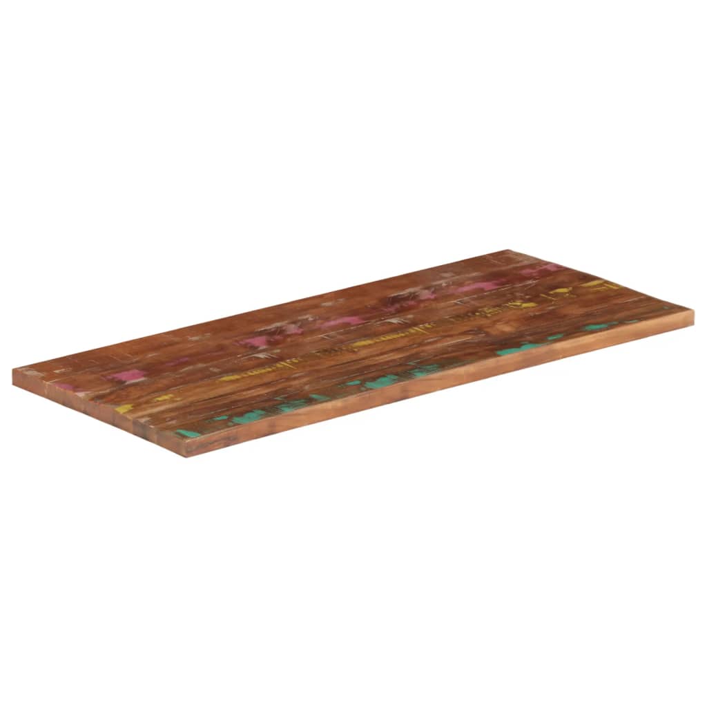 Bordplate 120x60x1,5 cm rektangulær gjenvunnet heltre vidaXL