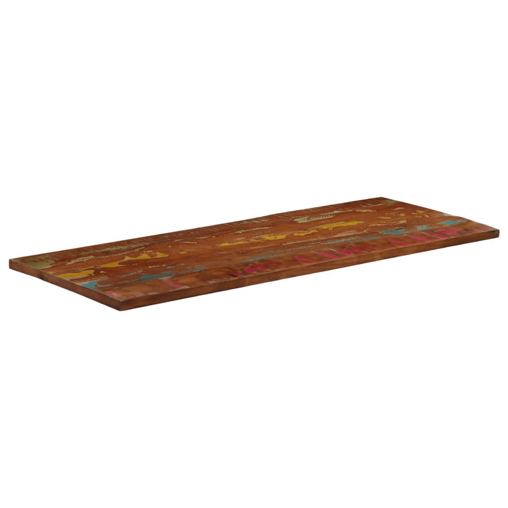 Bordplate 140x60x1,5 cm rektangulær gjenvunnet heltre vidaXL