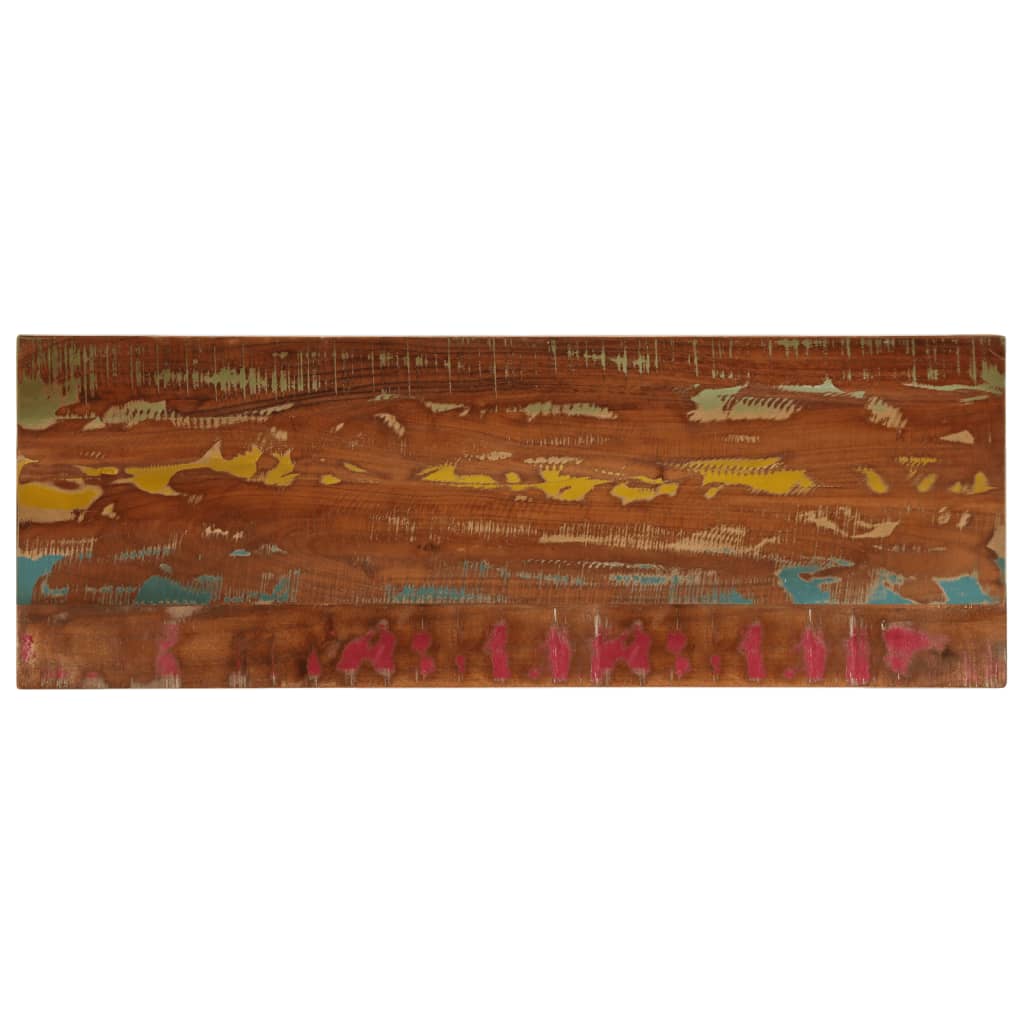 Bordplate 140x60x2,5 cm rektangulær gjenvunnet heltre vidaXL