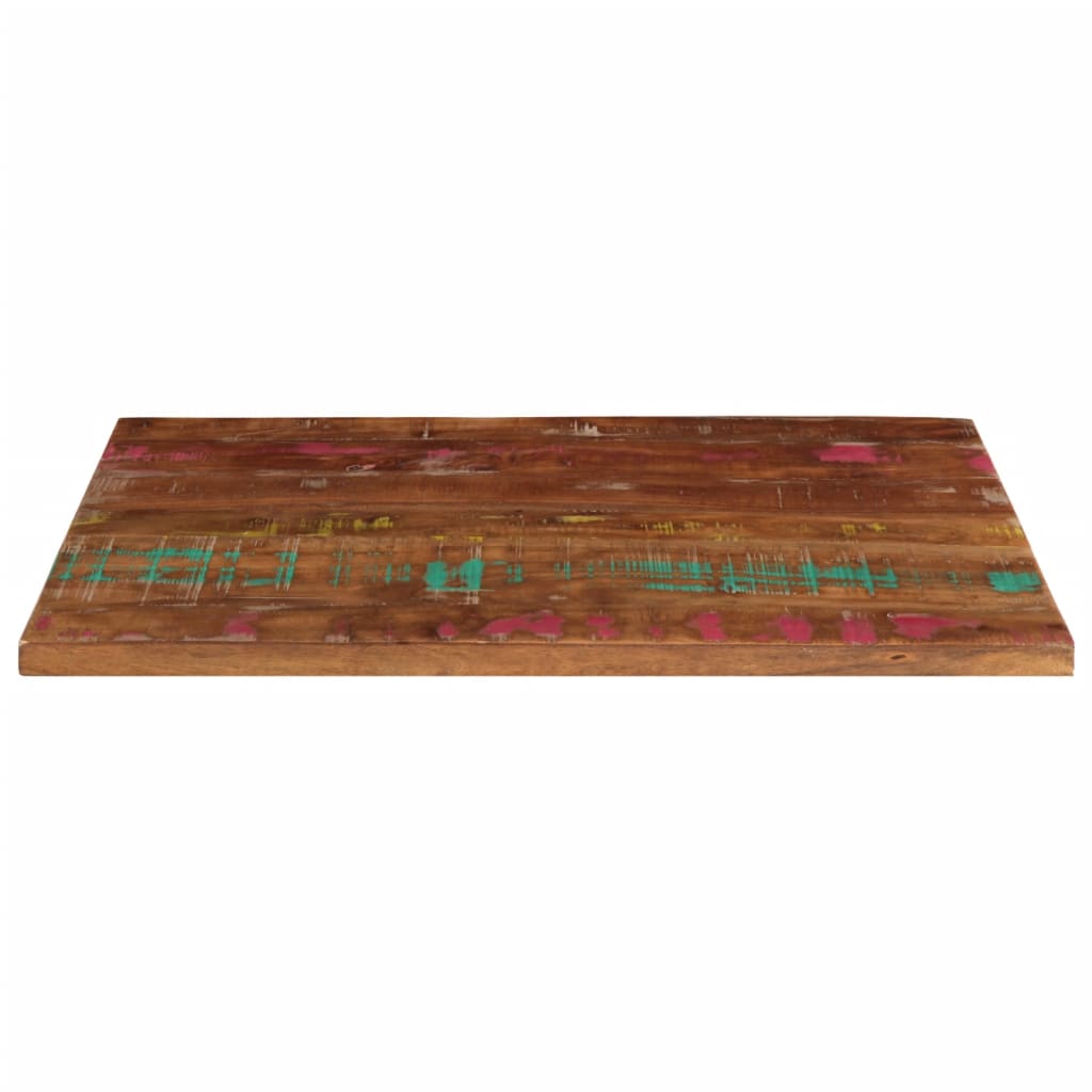 Bordplate 80x70x2,5 cm rektangulær gjenvunnet heltre vidaXL