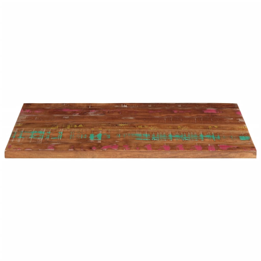 Bordplate 120x70x2,5 cm rektangulær gjenvunnet heltre vidaXL