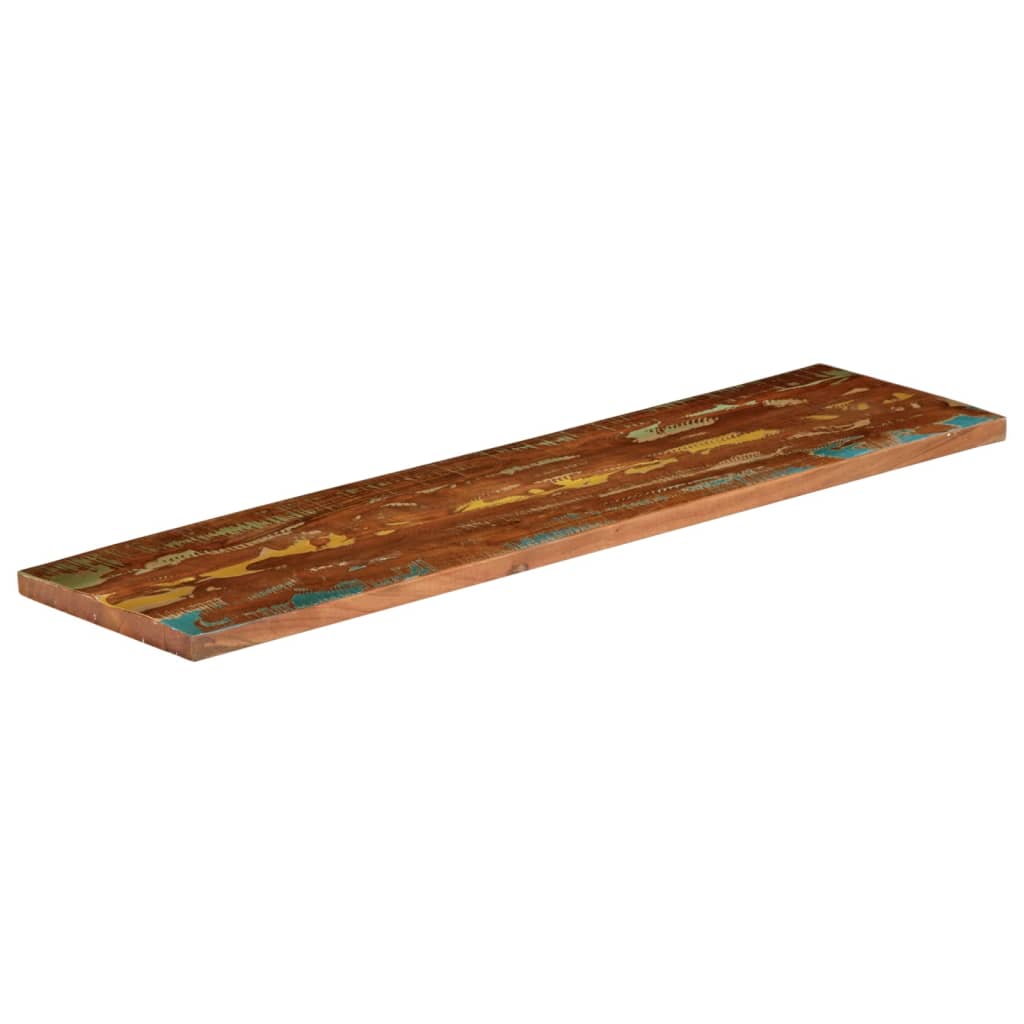 Bordplate 110x20x3,8 cm rektangulær gjenvunnet heltre vidaXL