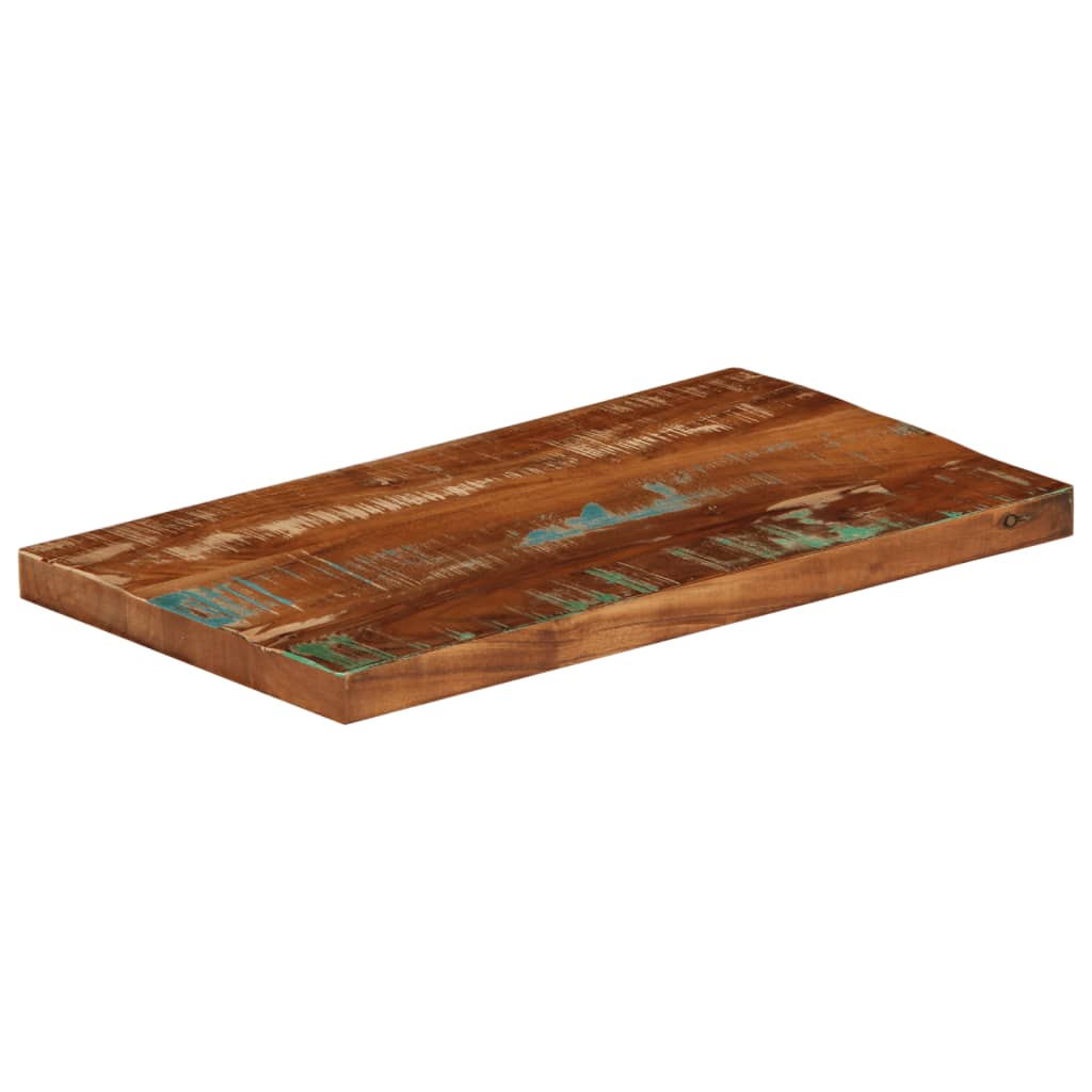 Bordplate 50x30x3,8 cm rektangulær gjenvunnet heltre vidaXL