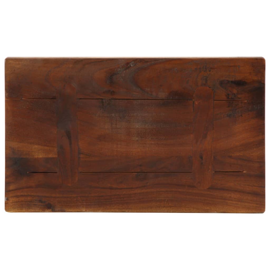 Bordplate 50x30x3,8 cm rektangulær gjenvunnet heltre vidaXL