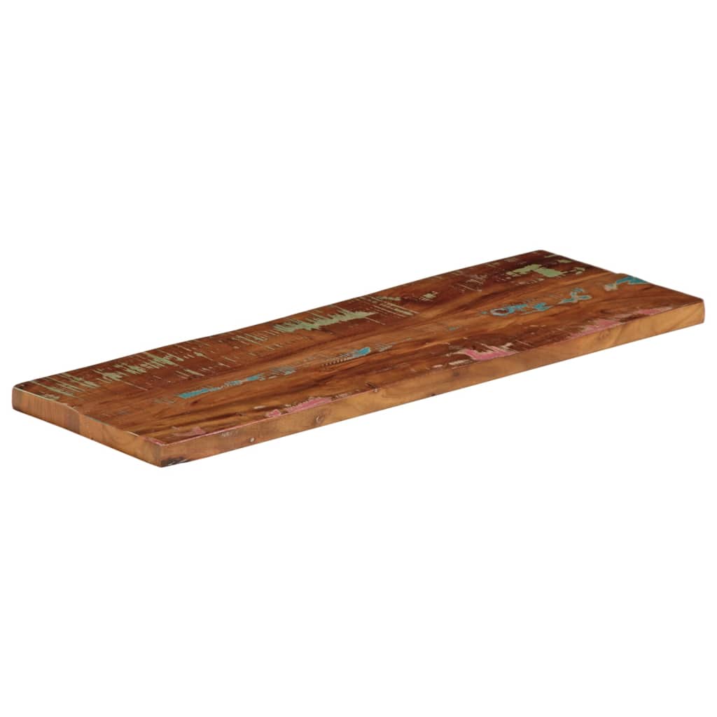 Bordplate 80x30x3,8 cm rektangulær gjenvunnet heltre vidaXL