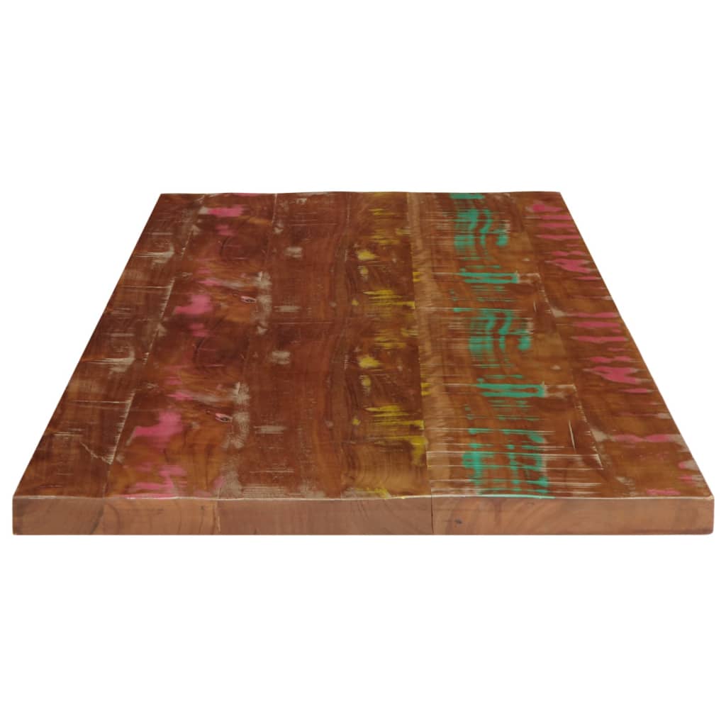 Bordplate 100x60x3,8 cm rektangulær gjenvunnet heltre