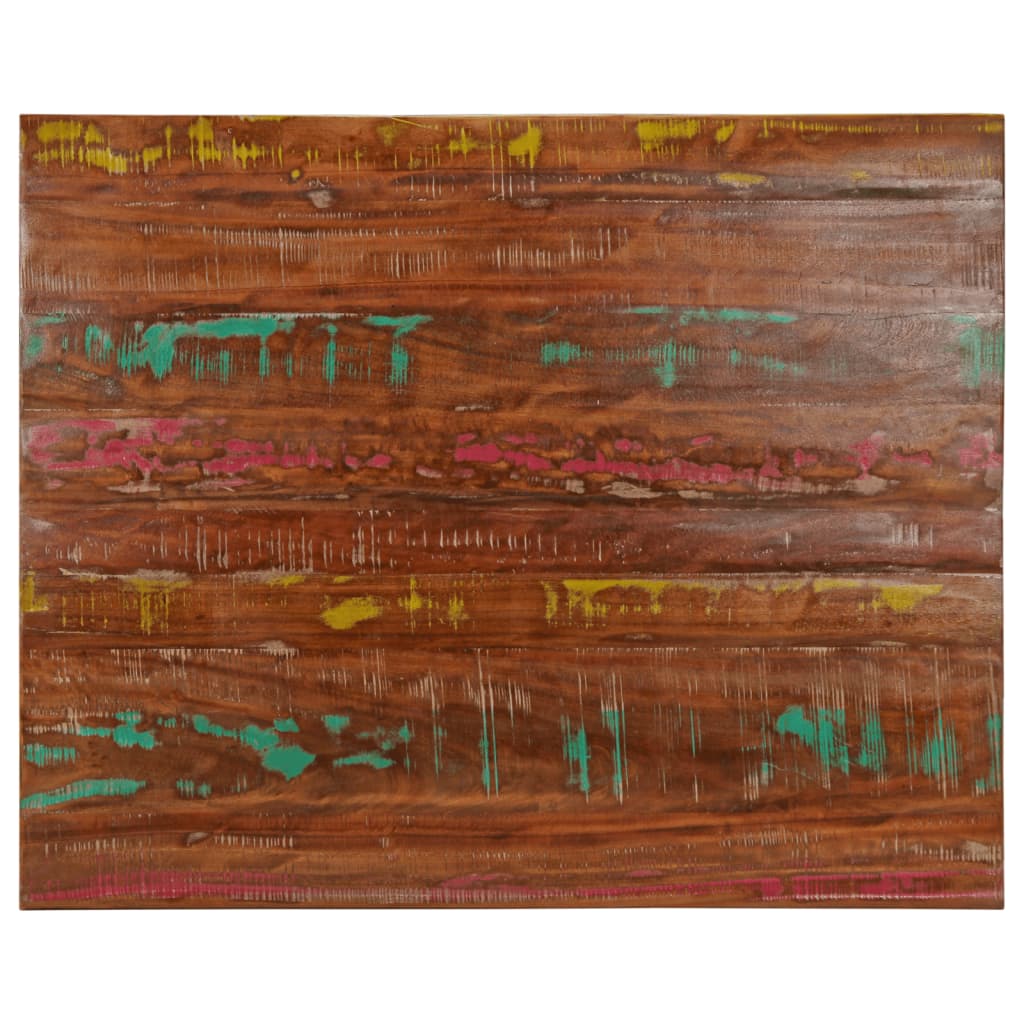 Bordplate 90x80x3,8 cm rektangulær gjenvunnet heltre
