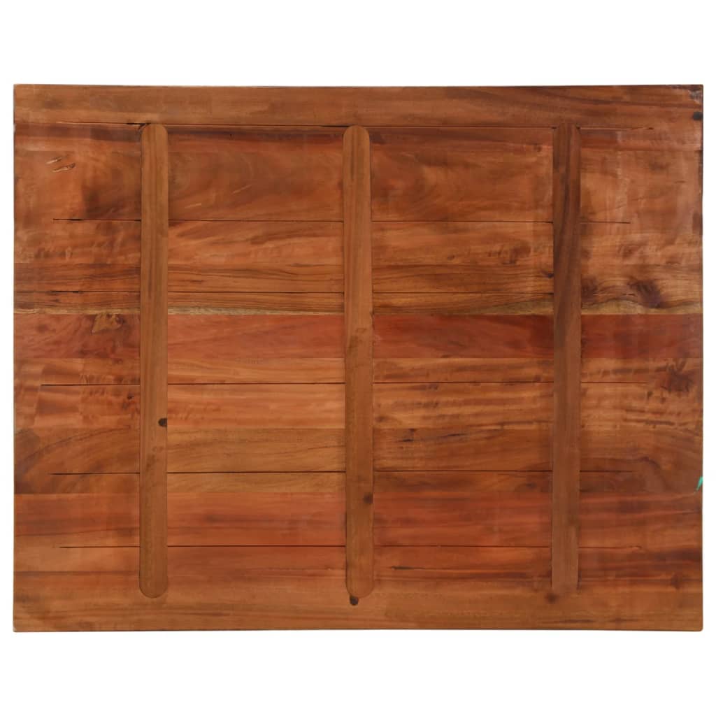 Bordplate 90x80x3,8 cm rektangulær gjenvunnet heltre