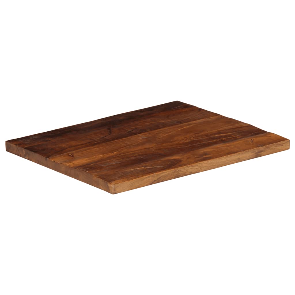 Bordplate 60x50x2,5 cm rektangulær gjenvunnet heltre