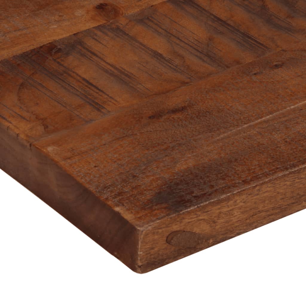 Bordplate 110x60x2,5 cm rektangulær gjenvunnet heltre