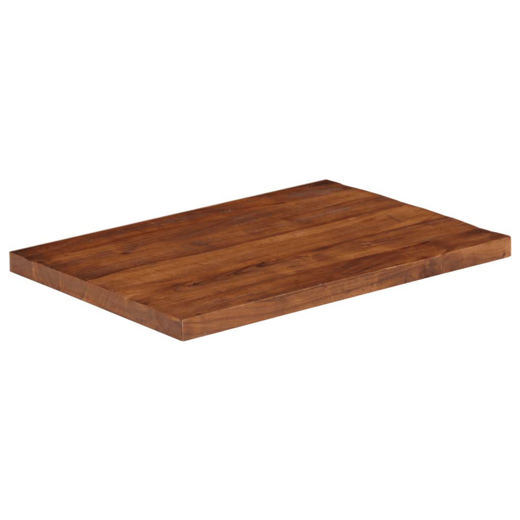 Bordplate 90x70x2,5 cm rektangulær gjenvunnet heltre