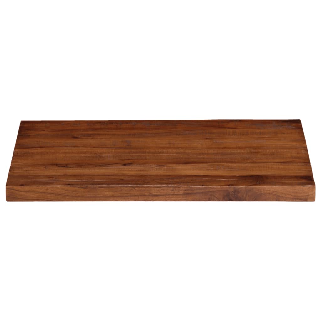 Bordplate 90x70x2,5 cm rektangulær gjenvunnet heltre