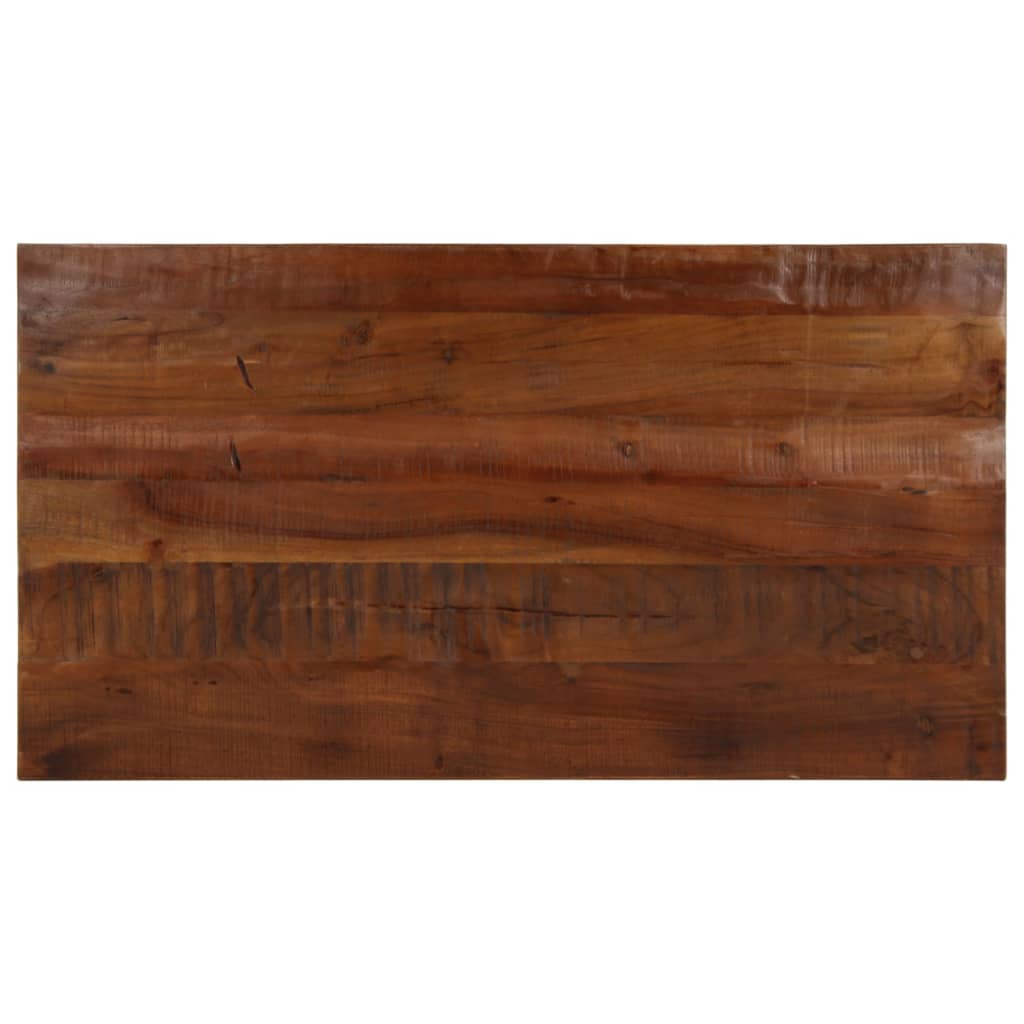 Bordplate 100x70x2,5 cm rektangulær gjenvunnet heltre