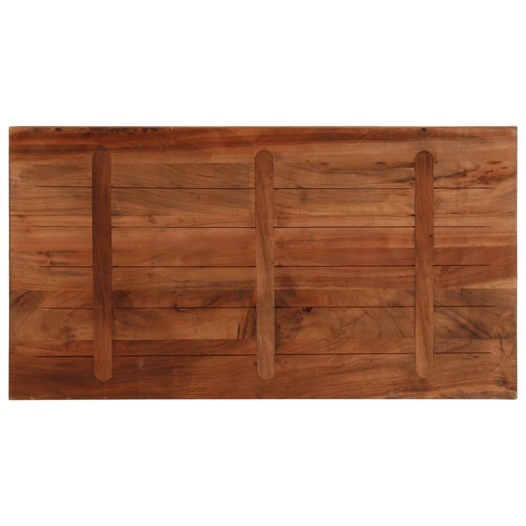 Bordplate 120x70x2,5 cm rektangulær gjenvunnet heltre