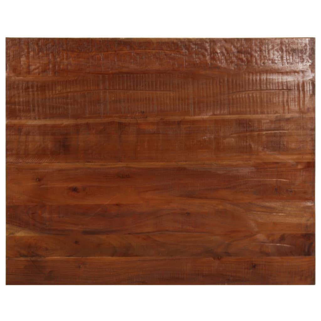 Bordplate 100x80x2,5 cm rektangulær gjenvunnet heltre