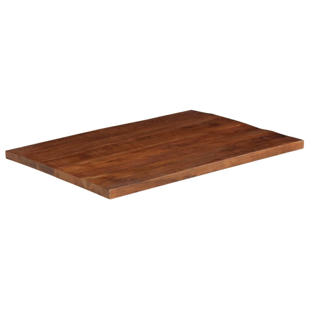 Bordplate 100x80x2,5 cm rektangulær gjenvunnet heltre
