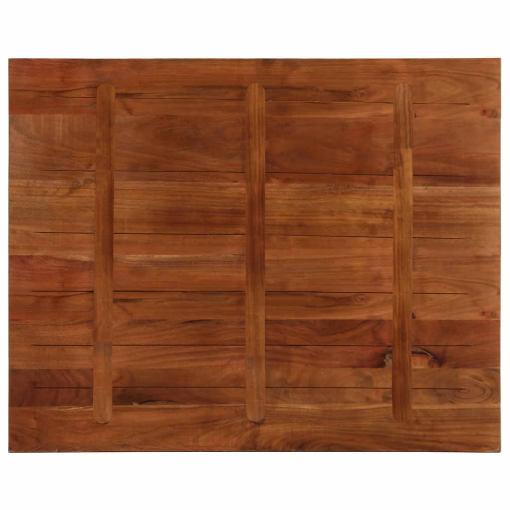 Bordplate 100x80x2,5 cm rektangulær gjenvunnet heltre