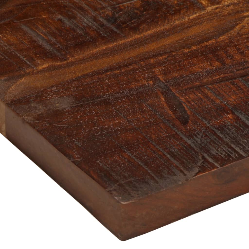 Bordplate 60x20x3,8 cm rektangulær gjenvunnet heltre