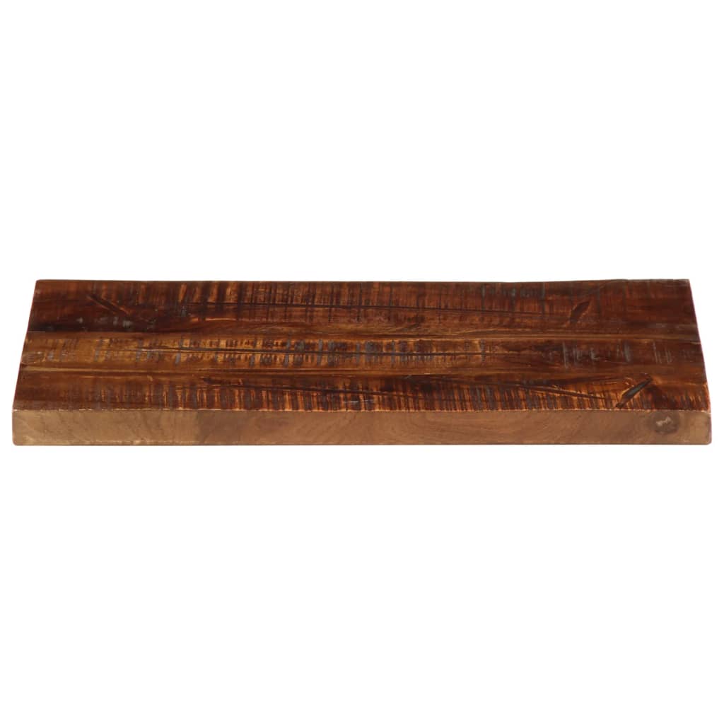 Bordplate 50x30x3,8 cm rektangulær gjenvunnet heltre