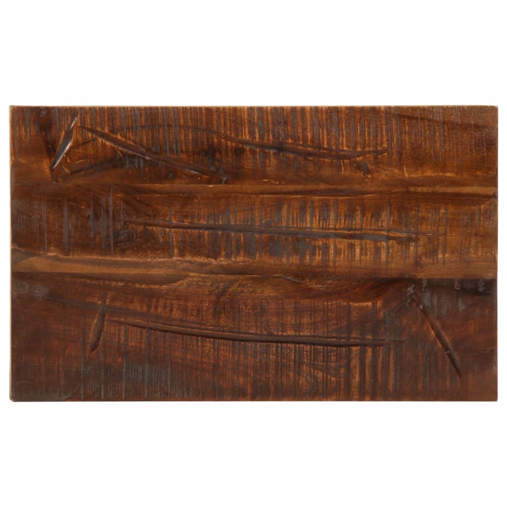 Bordplate 60x30x3,8 cm rektangulær gjenvunnet heltre