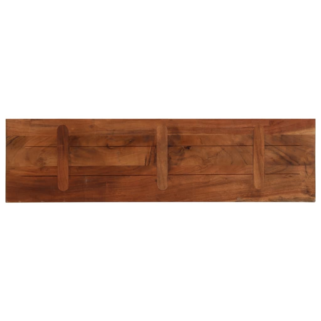 Bordplate 110x30x3,8 cm rektangulær gjenvunnet heltre
