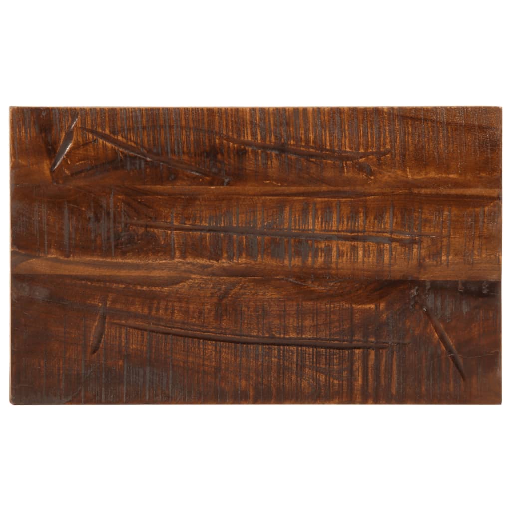 Bordplate 50x40x3,8 cm rektangulær gjenvunnet heltre